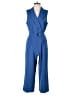 Vince Camuto Solid Blue Jumpsuit Size 8 - photo 1
