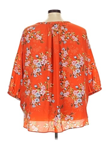 Woman Within 3/4 Sleeve Blouse (view 2)
