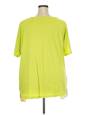 LOGO by Lori Goldstein Short Sleeve Top (view 2)