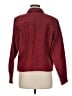 Coldwater Creek Solid Red Burgundy Long Sleeve Blouse Size M - photo 2