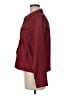 Coldwater Creek Solid Red Burgundy Long Sleeve Blouse Size M - photo 5