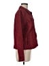 Coldwater Creek Solid Red Burgundy Long Sleeve Blouse Size M - photo 4