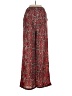 Japna 100% Polyester Paisley Red Casual Pants Size S - photo 2