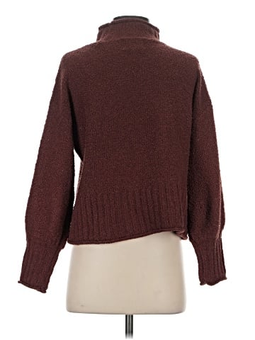Pink Rose Turtleneck Sweater (view 2)
