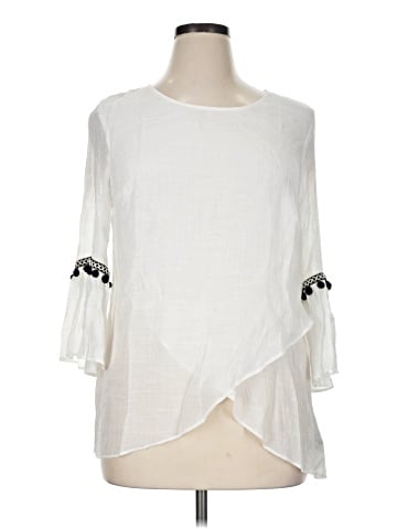 I.N. Studio 3/4 Sleeve Blouse (view 1)