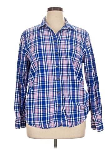 Lands' End Long Sleeve Button-Down Shirt (view 1)