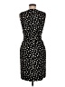 Spense 100% Polyester Polka Dots Black Cocktail Dress Size 6 - photo 2