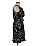 Spense 100% Polyester Polka Dots Black Cocktail Dress Size 6 - photo 4