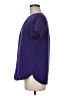 Lands' End 100% Polyester Solid Purple Short Sleeve Blouse Size 8 - photo 5