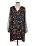 BCBGeneration 100% Polyester Paisley Black Casual Dress Size L - photo 1