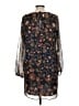 BCBGeneration 100% Polyester Paisley Black Casual Dress Size L - photo 2