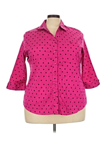 Allison Daley 3/4 Sleeve Button-Down Shirt (view 1)