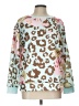 Unbranded Animal Print Teal Pullover Sweater Size L - photo 1