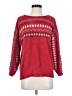 Knox Rose 100% Polyester Hearts Red Pullover Sweater Size S - photo 1