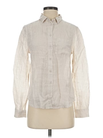 Garnet Hill Long Sleeve Button-Down Shirt (view 1)