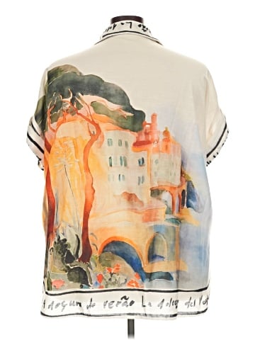 Unbranded Short Sleeve Blouse (view 2)