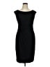Connected Apparel 100% Polyester Solid Black Cocktail Dress Size 14 - photo 1