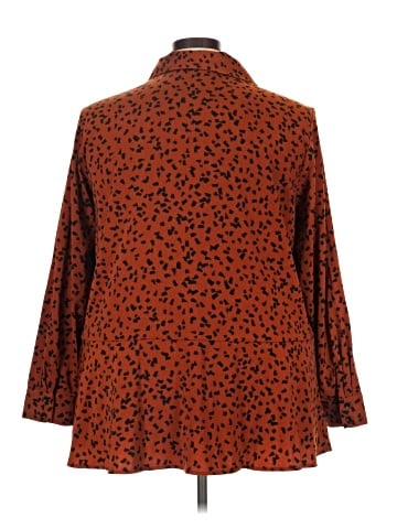 Susan Graver 3/4 Sleeve Blouse (view 2)