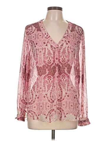 Rose + Olive Long Sleeve Blouse (view 1)