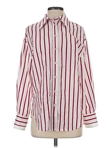 Line & Dot Long Sleeve Button-Down Shirt (view 1)
