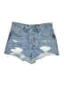 Levi's 100% Cotton Hearts Blue Denim Shorts Size 26 waist - photo 1