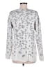 Knox Rose 100% Polyester Animal Print Silver Pullover Sweater Size M - photo 2