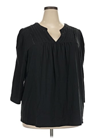 Lands' End 3/4 Sleeve T-Shirt (view 1)
