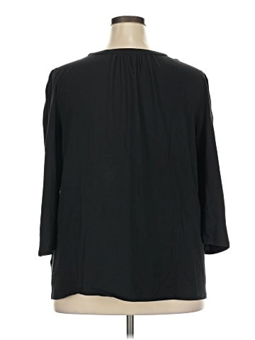 Lands' End 3/4 Sleeve T-Shirt (view 2)