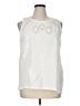 Chico's 100% Cotton White Sleeveless Blouse Size XL (3) - photo 1