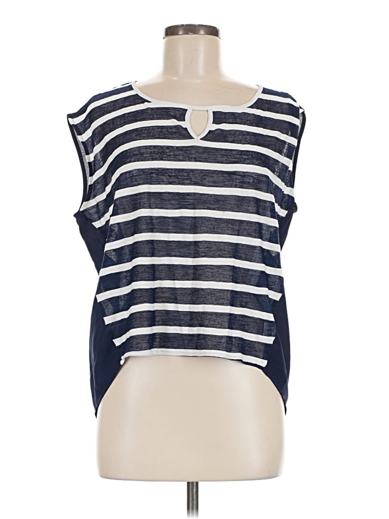 Pre-owned Jealous Tomato Sleeveless Blouse In Blue