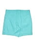 Lands' End Solid Teal Shorts Size 12 - photo 2