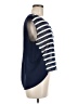 Jealous Tomato Stripes White Blue Sleeveless Blouse Size M - photo 4