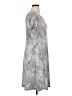 MICHAEL Michael Kors Chevron-herringbone Silver Casual Dress Size XL - photo 4
