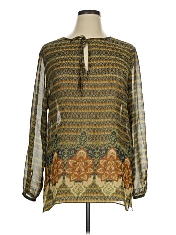 Ann Taylor Factory Long Sleeve Blouse (view 1)