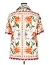 Unbranded Tropical Ivory Short Sleeve Blouse Size XXL - photo 2