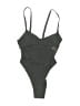 Unbranded Solid Gray One Piece Swimsuit Size XS - photo 1
