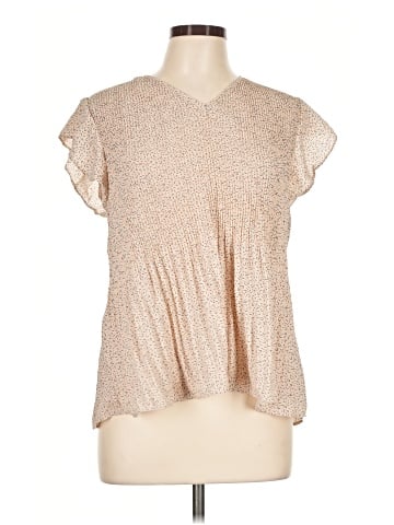 Adrianna Papell Short Sleeve Blouse (view 1)
