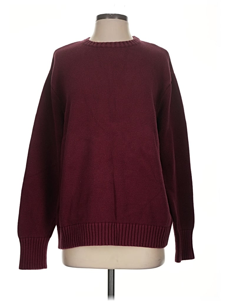 Pre-owned John Galt Pullover Sweater In Burgundy