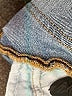 Zara Hearts Blue Jeans Size 2 - photo 8