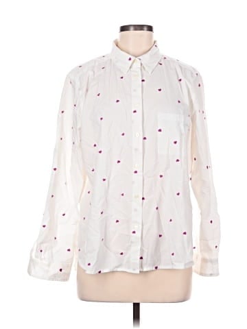 Ann Taylor LOFT Long Sleeve Button-Down Shirt (view 1)