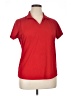 Port Authority 100% Polyester Red Short Sleeve Top Size XL - photo 1