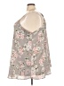 Torrid 100% Polyester Floral Gray Sleeveless Blouse Size 4X Plus (4) - photo 5