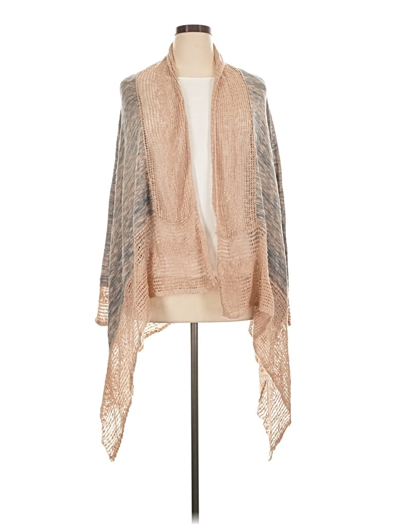 Pre-owned One World Kimono In Tan