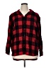 Burnside Plaid Red Long Sleeve Button-Down Shirt Size XL - photo 1