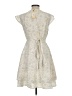 Gilli 100% Polyester Ivory Cocktail Dress Size L - photo 2