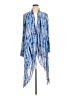 Indigo Thread Co. Tie-dye White Blue Kimono Size XL - photo 1