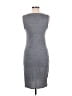 Leith Solid Gray Casual Dress Size M - photo 2