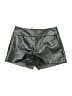 Zara 100% Polyester Metallic Silver Shorts Size XS - photo 1