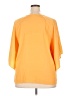 Chico's 100% Polyester Orange 3/4 Sleeve Top Size XXL (4) - photo 2