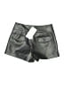 Zara 100% Polyester Metallic Silver Shorts Size XS - photo 2